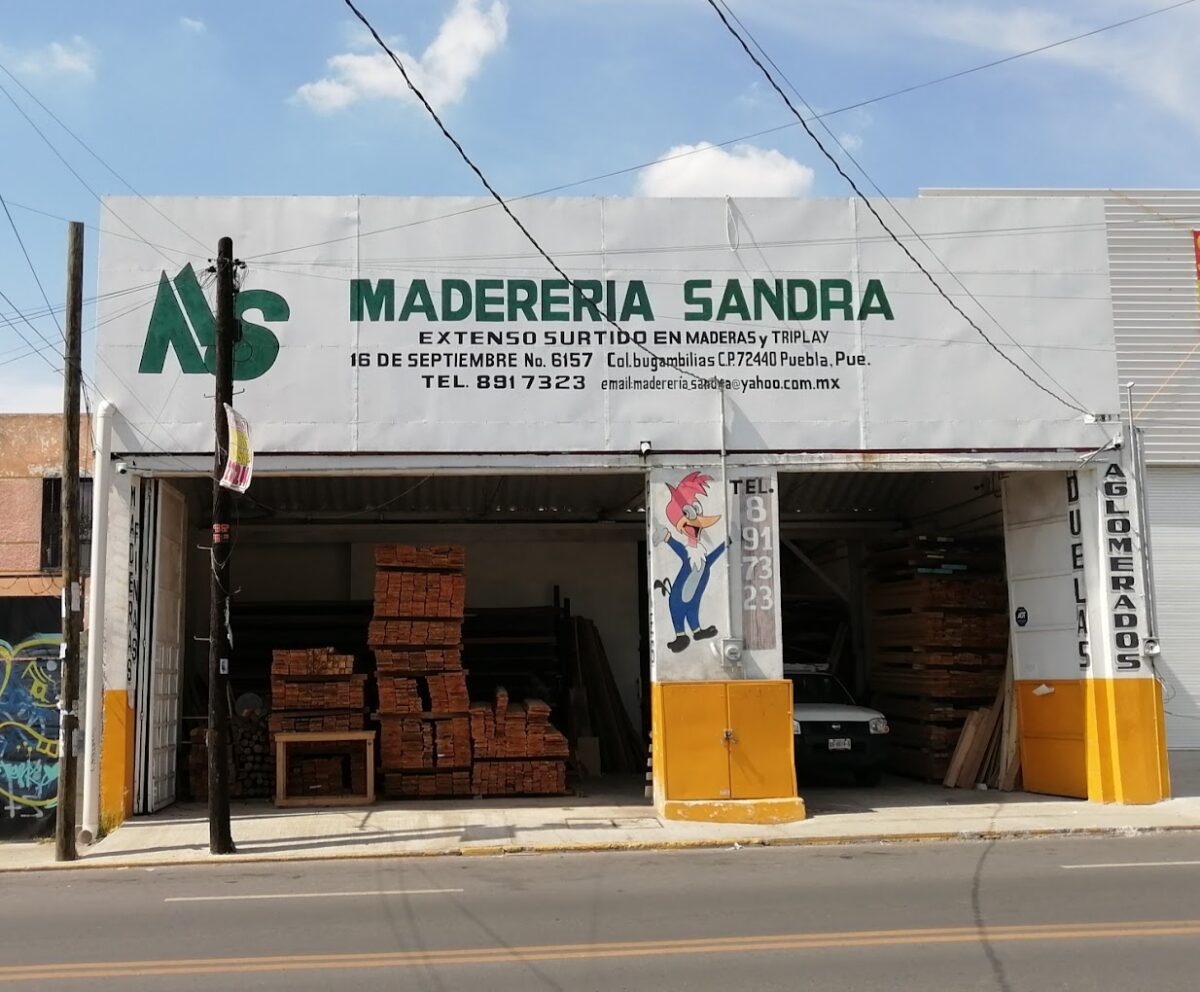 madereria sandra en puebla