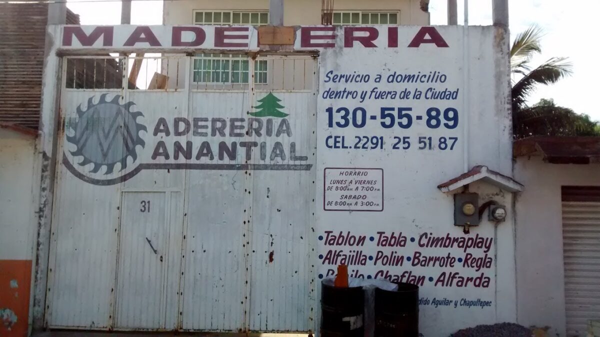 madereria manantial en veracruz