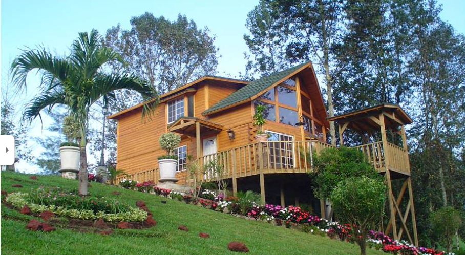 Cabaña de madera de Santa fe cabins