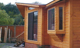 Cabaña de madera de Santa fe cabins